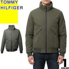 トミーヒルフィガー TOMMY HILFIGER ダウンジャケット 中綿 ブルゾン パーカー アウター メンズ 軽量 防寒 大きいサイズ ブランド オリーブ カーキ FLEX PERFORMANCE BOMBER JACKET 152AP755