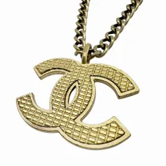 CHANEL ココネックレス　ゴールド金具　03A　※チェーン社外品　ネックレス　ロングネックレス　チェーンネックレス　ココシャネル　ロゴ　CCマーク　アクセサリー　レディース　メンズ　女性用　男性用　ユニセックス　 【ブランドギャラリー東心斎橋店】
