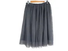 k03250321036　earth music & ecology　フリーサイズ　Gray　　スカート　ミディアム丈　通年