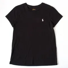 WB26295 Polo RALPH LAUREN ポロラルフローレン 半袖 Tシャツ カットソー 刺繍 ブラック 黒 S 160/84A