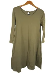 k03250321018　ブランド名不明　Mサイズ　Olive　　ワンピース or ドレス　ワンピース　春夏