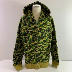 04w6255▽※【中古】アベイシングエイプ A BATHING APE 1ST CAMO SHARK WIDE FIT FULL ZIP DOUBLE HOODIE ジップアップ シャーク パーカー フーディ XL 001ZPL701009M【八王子店】