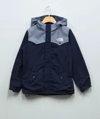 THE NORTH FACE ザノースフェイス ネイビー/グレー フード ウィンドブレーカー