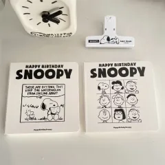 (即日発送/予約)輸入 白 SNOOPY スクエア 方眼 BOOK ノート ダイアリー 2種