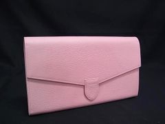 ノベルティ HERMES ピンク長財布 H金具 - メルカリ