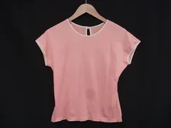ChristianDior クリスチャンディオール シルク×コットン 半袖 Tシャツ トップス 洋服 表記サイズ M レディース ピンク系 DL4722