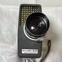 ⑦-5 動作未確認 ELMO 8mmフィルムカメラ 8-E ZOOM AUTO-EYE レトロ アンティークのサムネイル
