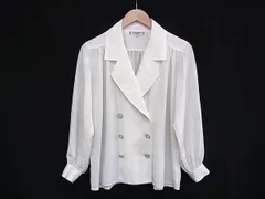 YVESSAINTLAURENT イヴサンローラン 長袖 シャツ ブラウス トップス 表記サイズS 洋服 レディース ホワイト系 DL6430