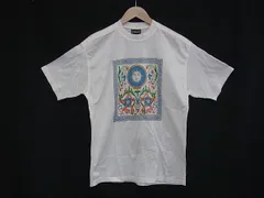 VERSACE ヴェルサーチ サンバースト 半袖 Tシャツ トップス 表記サイズ S 洋服 レディース メンズ ホワイト系×マルチカラー DL7120のサムネイル
