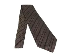 ■新品同様■ DOLCE＆GABBANA ドルチェ&ガッバーナ ピンナップガール シルク100% ネクタイ ビジネス 紳士 メンズ ブラウン系 DM1336