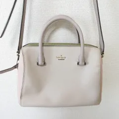 kate spade ケイトスペード レザー 2WAY ハンドバッグ ショルダーバッグ ピンクベージュ レディース 古着 中古 USED