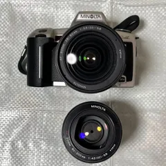 MINOLTA Sweet α フィルム一眼レフカメラ　望遠レンズセット 100円で買ったカメラ MINOLTA α-Sweet解説と作例（Maxxum 5 / Dynax 5