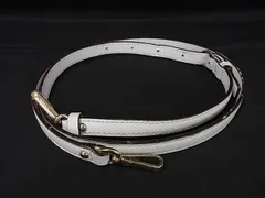 COACH コーチ レザー バッグ用 ショルダーストラップ クロスボディ レディース アイボリー系 DM1116