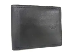 GIANNI VALENTINO ジャンニ ヴァレンティノ レザー 二つ折り 財布 ウォレット 札入れ カード入れ 小銭入れ メンズ ブラック系 DM1128のサムネイル