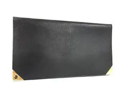 ■美品■ dunhill ダンヒル レザー 二つ折り 長財布 ウォレット 札入れ カード入れ メンズ ブラック系 DM1144