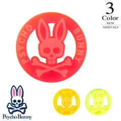 サイコバニー ゴルフ NEONマーカー〔4.0 PB〕 pbmg6am2 【直径/4.0cm：ユニセックス】 Psycho Bunny GOLF マーカー メンズ レディース【2026新作】【メール便】のサムネイル