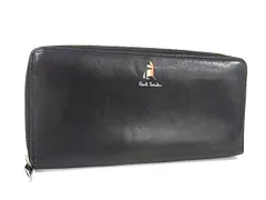 Paul Smith ポールスミス レザー ラウンドファスナー 長財布 ウォレット 札入れ 小銭入れ メンズ ブラック系 DM2494