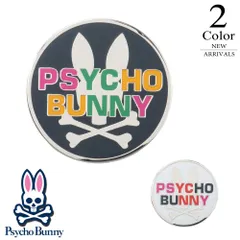 サイコバニー ゴルフ エナメルマーカー〔3.5 PB〕 pbmg5fm2 【直径3.5cm：ユニセックス】 Psycho Bunny GOLF マーカー メンズ レディース【新作】【メール便】のサムネイル