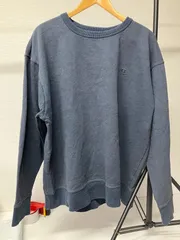 CHAMPION ワンポイント刺繍 スウェット ネイビー 2XL US古着