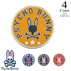 サイコバニー ゴルフ マグネットクリップ マーカー〔2.8 PB〕 pbmg5fm1 【直径2.8cm：ユニセックス】 Psycho Bunny GOLF マーカー メンズ レディース【新作】【メール便】のサムネイル