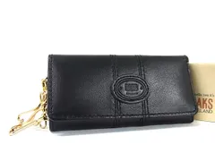 ■美品■ DAKS ダックス レザー 4連 キーケース 鍵入れ レディース メンズ ブラック系 DM2628のサムネイル