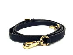 ■美品■ MICHAEL KORS マイケルコース レザー バッグ用 ショルダーストラップ クロスボディ 斜め掛け レディース ネイビー系 DM2385