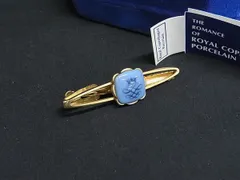Royal Copenhagen ロイヤル コペンハーゲン  タイピン ネクタイピン アクセサリー 紳士 メンズ ゴールド系×ブルー系 DM3461のサムネイル