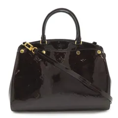 LOUIS VUITTON ルイ ヴィトン モノグラムヴェルニ ブレアMM ハンドバッグ トートバッグ 2WAY ショルダーバッグ エナメル アマラント M50597