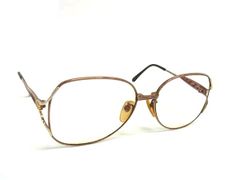 Yves Saint Laurent eyeglasses, single-lens prescription glasses, for men and women, gold-toned, DM3231