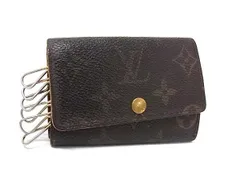 LOUIS VUITTON ルイヴィトン M62630 モノグラム ミュルティクレ6 6連 キーケース 鍵入れ メンズ レディース ブラウン系 DM3762