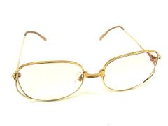 Christian Dior 2444 41 Prescription Sunglasses Eyeglasses for Women and Men Gold Tone DM3632