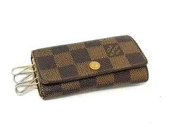 LOUIS VUITTON ルイヴィトン N62631 ダミエ ミュルティクレ4 4連 キーケース 鍵入れ メンズ レディース ブラウン系 DM3769
