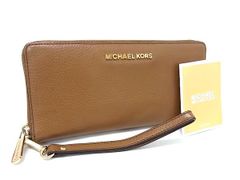 MICHAEL KORS BEDFORD 長財布 LUGGAGE - メルカリ