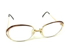 Christian Dior Vintage 2145 43 53□17 125 Prescription Glasses Eyeglasses Women's Gold Tone DM3929