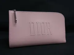 ■美品■ ChristianDior クリスチャンディオール レザー ポーチ マルチケース 小物入れ レディース ピンク系 DM3920