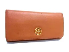 TORY BURCH トリーバーチ レザー 二つ折り 長財布 ウォレット 札入れ カード入れ 小銭入れ レディース ブラウン系 DM4299