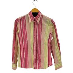 ピーエスポールスミス PS Paul Smith ストライプレギュラーカラーシャツ レディース JPN：40 