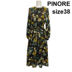 【新品タグ付き】PINOREピノーレ☆花柄ブラウス　チュニック丈　9号　夏物 新品ピノーレPINOREチュニックブラウス9~11Flower¥49500 - メルカリ