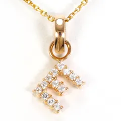 K18PG ネックレス ジルコニア 総重量約2.4g 約45cm