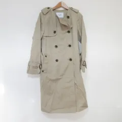 美品 SLOBE IENA スローブイエナ トレンチコート 36 ベージュ レディース 古着 中古 USED
