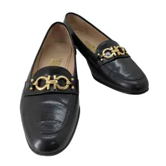 サルヴァトーレフェラガモ Salvatore Ferragamo ガンチーニ ビット ローファー レディース  6 1/2