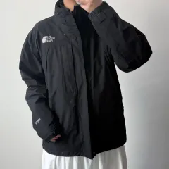 M ザ・ノース・フェイス ブラック ゴアテックス ウィンドブレーカー ジャケット