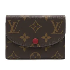 LOUIS VUITTON ルイ ヴィトン モノグラム ポルトモネ ロザリ コインケース コインパース 小銭入れ フューシャ イニシャル入り M41939