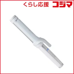 【 新品 未開封 】   AGETUYA URUカールヘアアイロン ［38mm /交流(コード)式］ ホワイト AG-0007-WH 未使用 送料無料