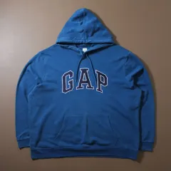GAP ギャップ ブルー 起毛 フードTシャツ