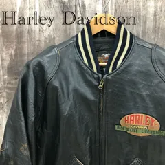 Ｈａｒｌｅｙ－Ｄａｖｉｄｓｏｎ ハーレーダビッドソン羊革 ライダースジャケット レザー 刺繍 ４０１３６ Ｍ  _246023