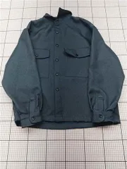 ◇ Θ ザ ショップ ティーケー THE SHOP TK シャツジャケット Lサイズ メンズ ブルー系 E  【1602130000258】