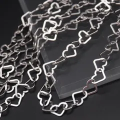 R786 ヴィンテージ 925 ITALY刻印 ネックレス オープンハート デザイン シルバー