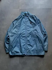 NIKE ナイキ ナイロンジャケット L ブルー系 フルジップ 軽量
