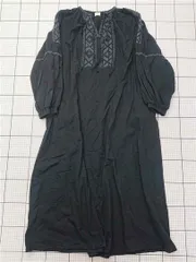 ◇ Θ アメリカンホリック AMERICAN HOLIC 刺繍ワンピース ブラック系 レディース E  【1602130003693】